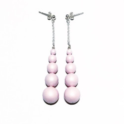 Обици - Rose Pearls