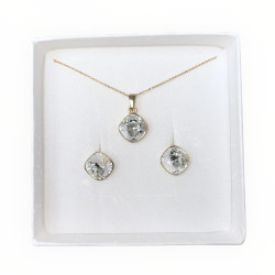 Сет колие и обици - Crystal Shine